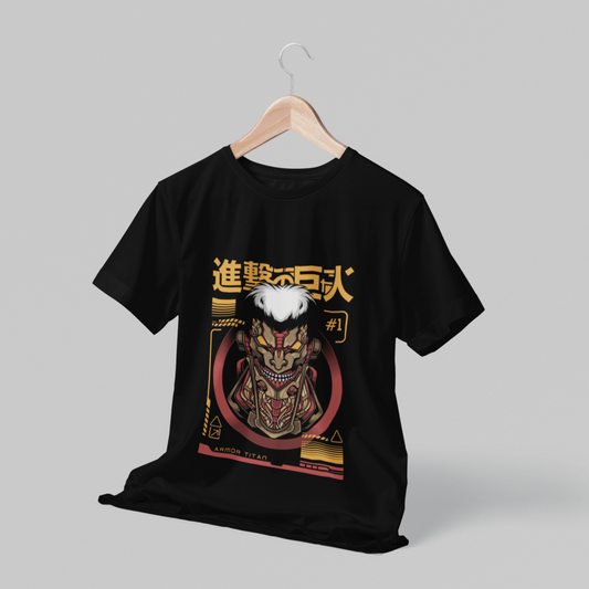 REMERA ATTACK ON TITAN - TITAN ACORAZADO