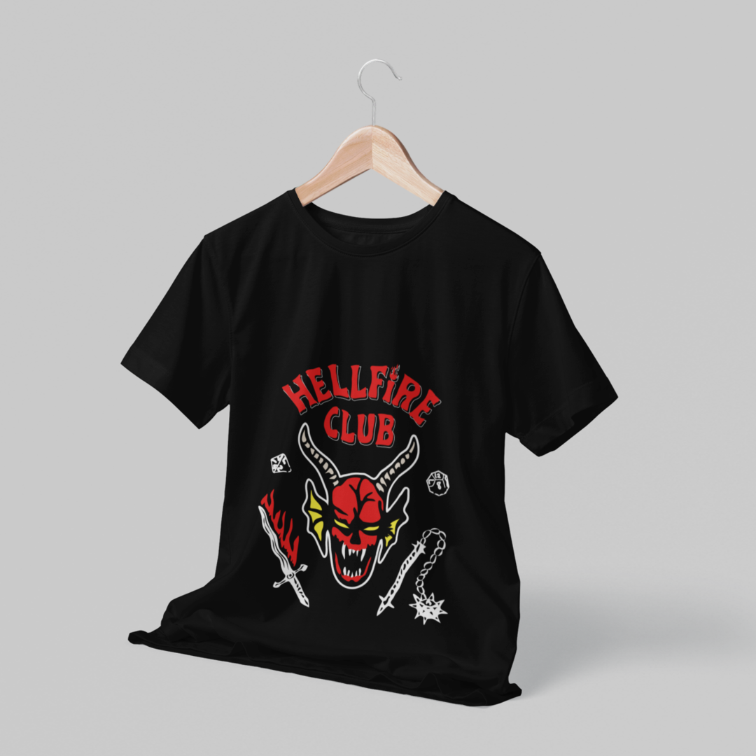 REMERA STRANGER THINGS - HELLFIRE CLUB