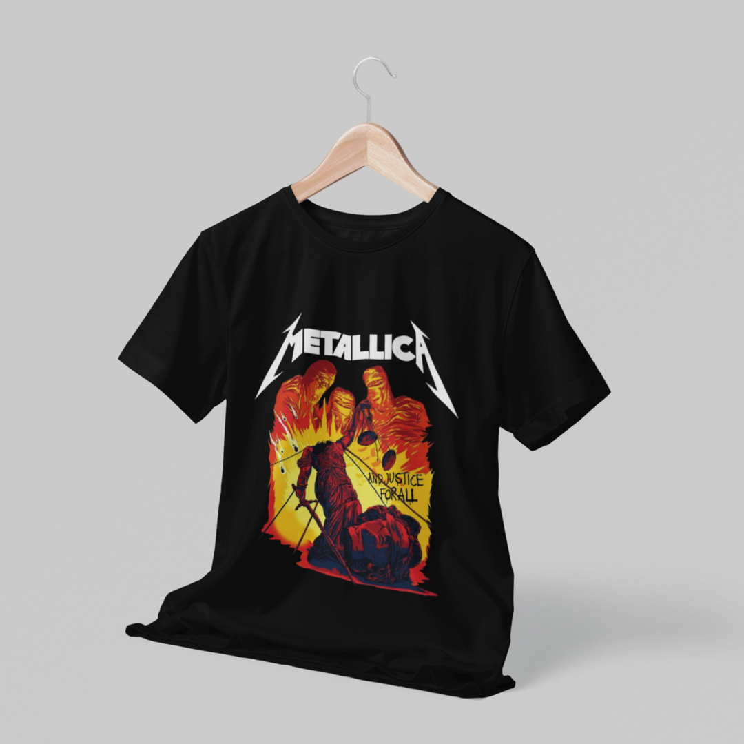 REMERA METALICA - JUSTICE FOR ALL